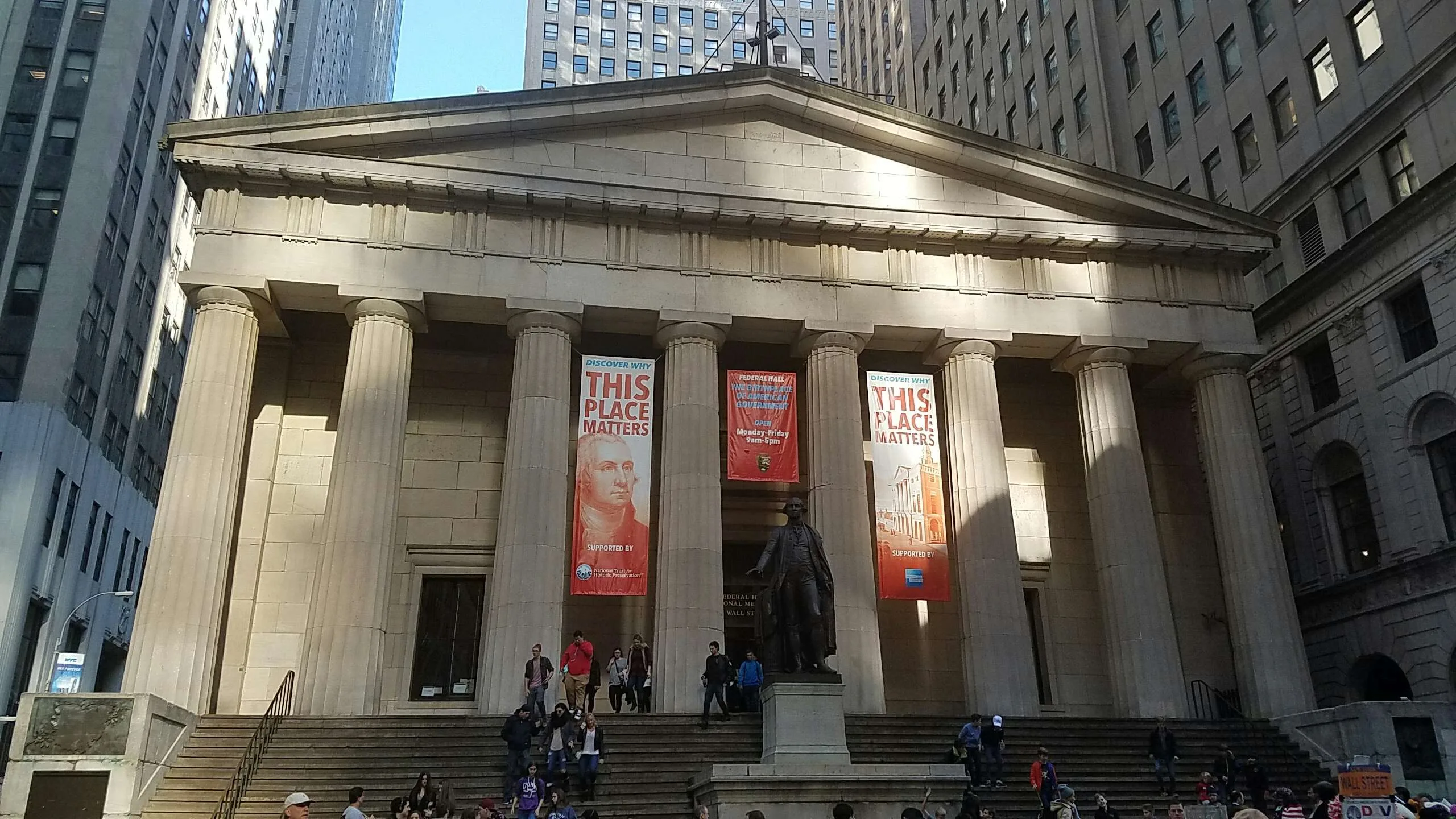 Federal Hall National Memorial, Wall Street, Manhattan, New York City