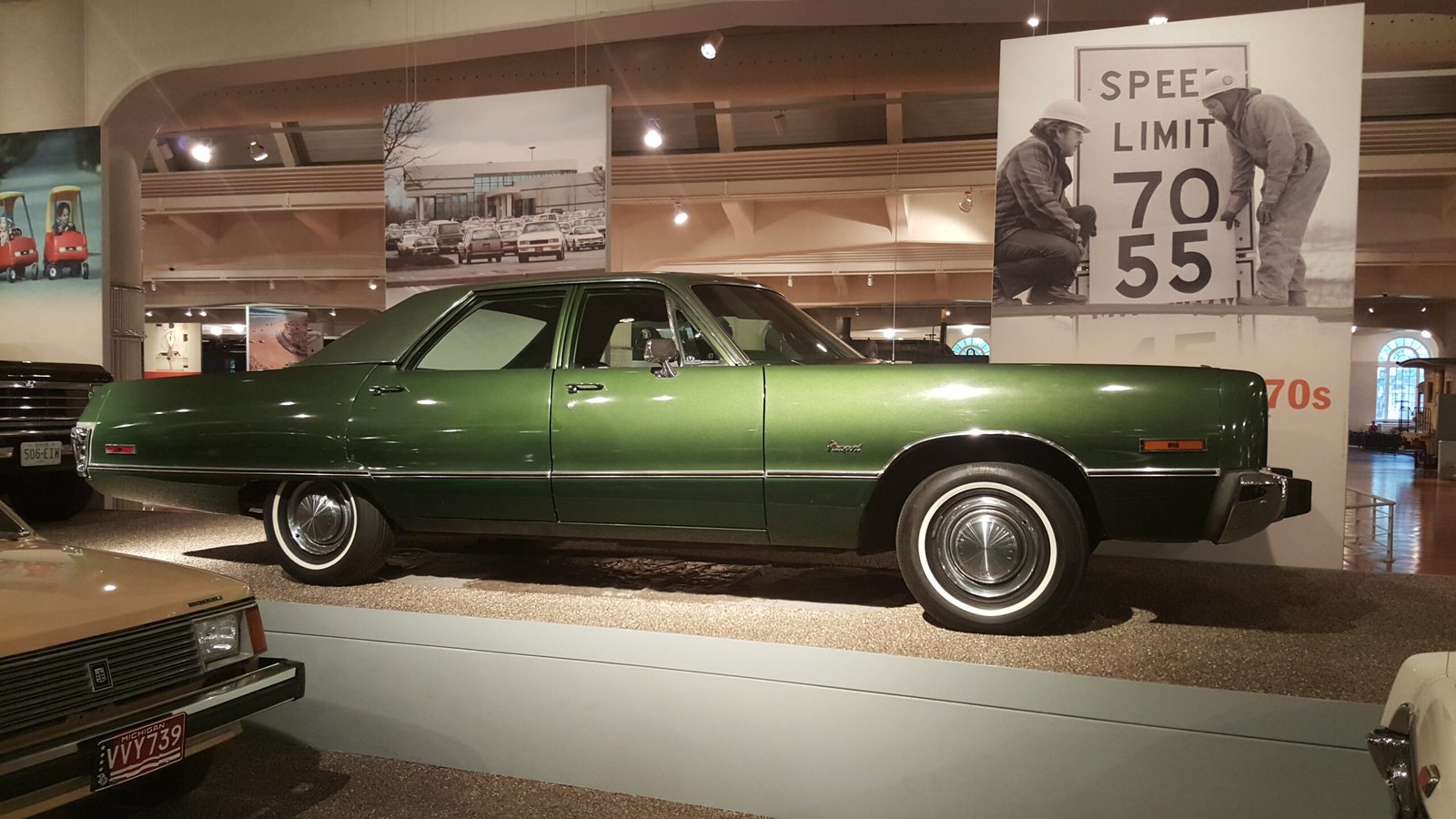 Vintage car in Detroit