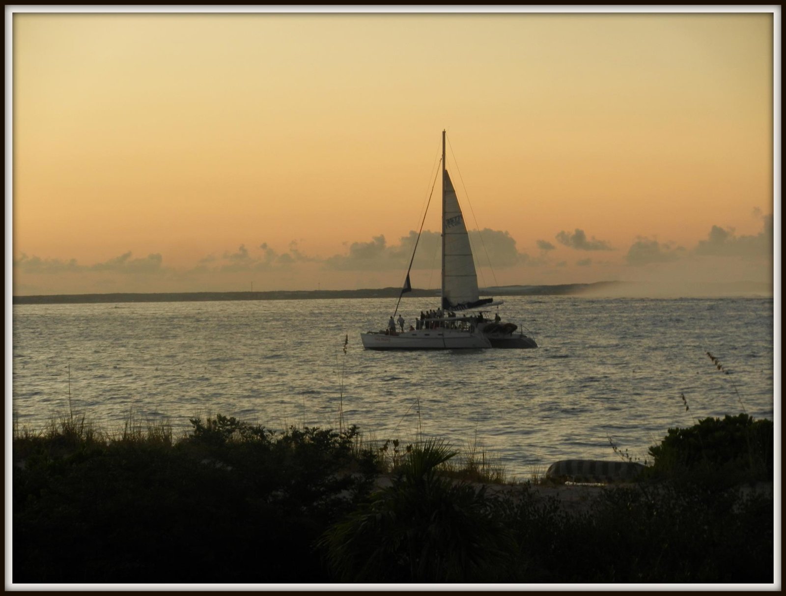 Sunset sail in Turks and Caicos